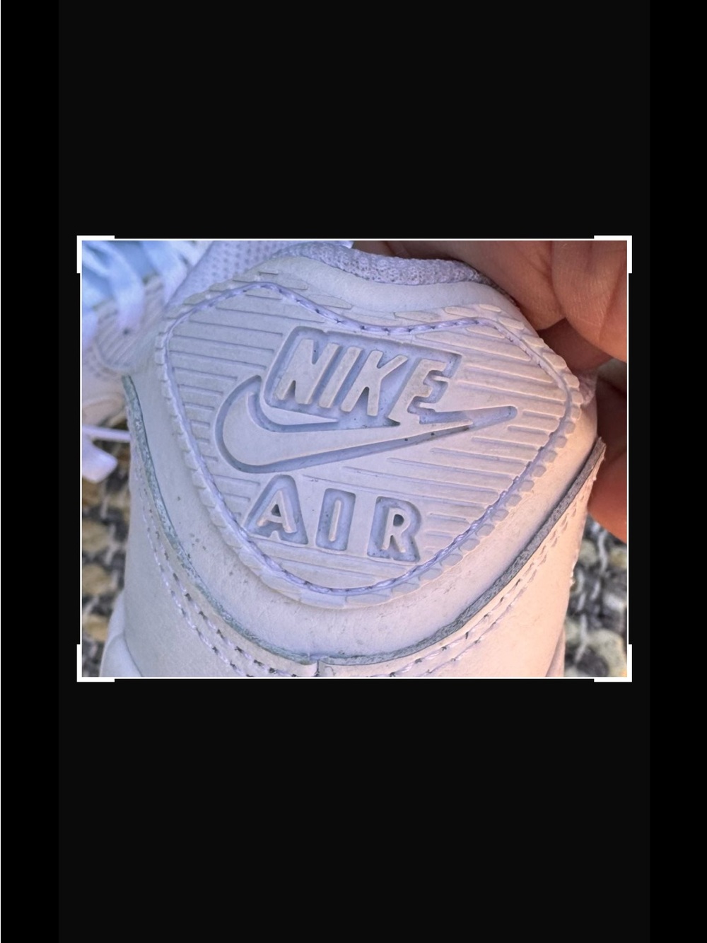 Nike Kids White Leather Sneaker with Lace-Up Design - Picture 4 of 7